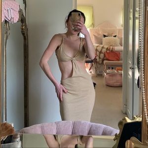 Cut out knit dress never worn